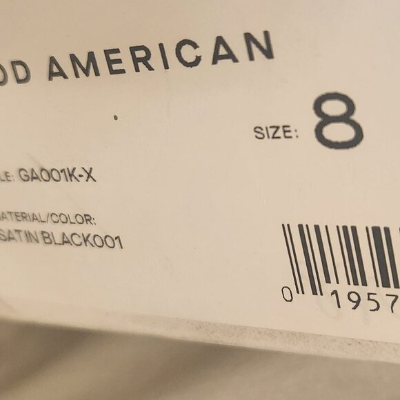 Good American Satin Pumps Pointed Toe Size Various. NIB - Picture 6 of 8